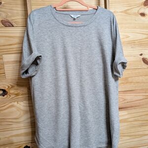 crown & ivy Heather Gray Short Sleeve Tee